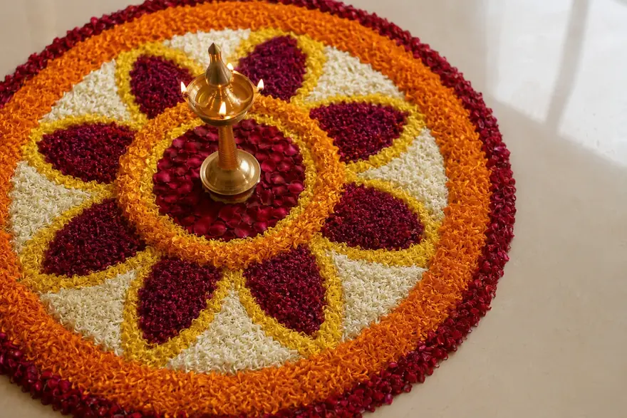 Onam pookalam